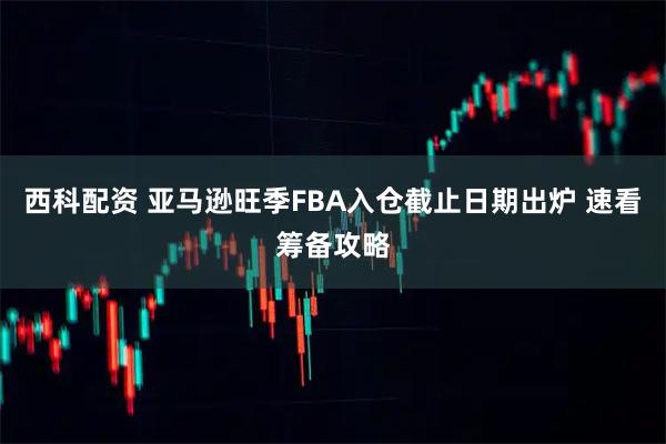 西科配资 亚马逊旺季FBA入仓截止日期出炉 速看筹备攻略